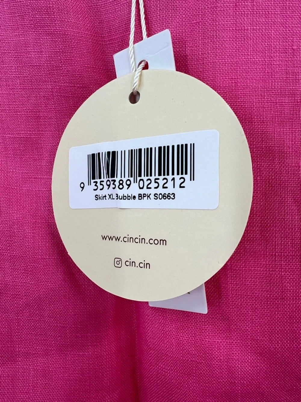 Cin Cin NWT Twiggy Top and Bubble Mini Skirt Linen Set in Barbie size XL Revolve
